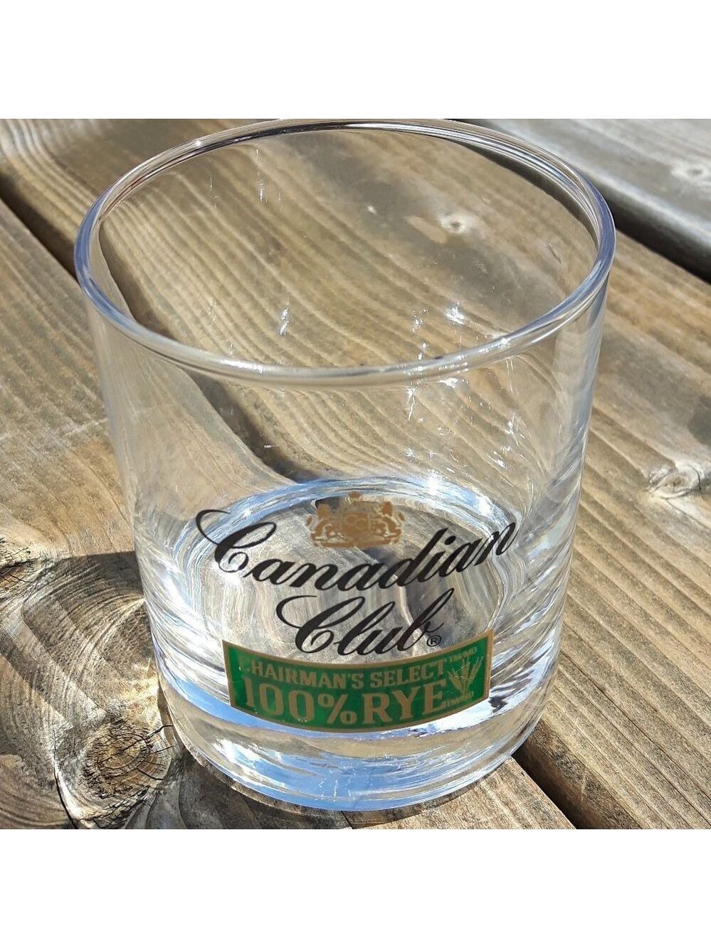 Canadian Club rye glass Whisky Glass
